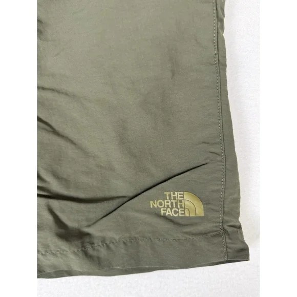 The North Face Shorts Men 32 Green 100% Nylon Belted Kayak Boating Swim - Picture 4 of 6